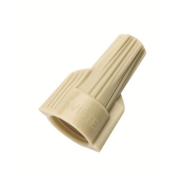 30-641JIDEAL® Twister® 30-641J 341 Twist-On Wire Connector, Ribbed/Winged Shell, Square Wire Spring, 22 to 8 AWG Solid/Stranded Wire, Copolymer
