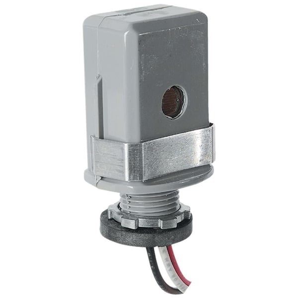 Precision Multiple Controls T15(BP) Lumatrol T Wire-In Swivel Mount Photocontrol, 120 VAC, 2000 W Tungsten, 1800 VA Ballast, Threaded Mount, Lexan®