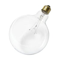 S3013SATCO® S3013 Decorative Dimmable Globe Incandescent Lamp, 100 W, E26 Medium Incandescent Lamp, G40 Shape, 1.15 Lumens Initial