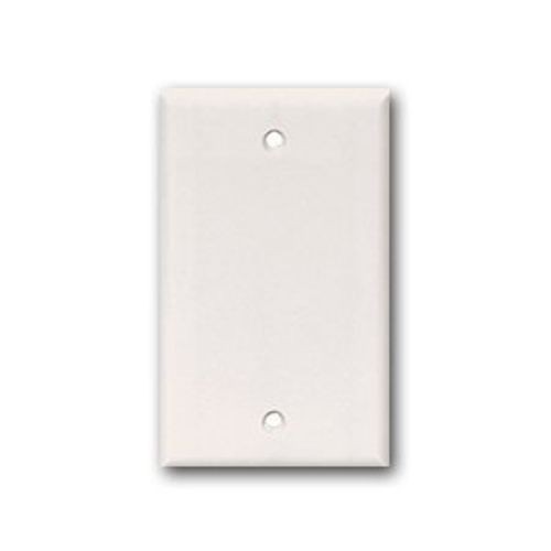 EATON Arrow Hart™ 2129W-SP-L 2000 Standard Blank Wallplate, 1 Gangs, 4-1/2 in H x 2-3/4 in W, Thermoset, White