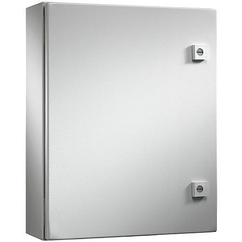 Rittal 8017578 WM Series 1-Door Compact Enclosure, 24 in W x 12 in D, NEMA 4/IP66 NEMA Rating, Carbon Steel