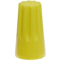 NSI Easy-Twist™ WC-Y-B Standard Twist-On Wire Connector, Fixed/Square Wire Spring, 22 to 10 AWG Copper Wire, Thermoplastic