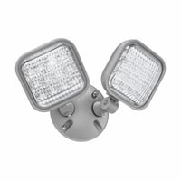 ERE GY T WP M12Lithonia Lighting® Contractor Select™ ERE GY T WP M12 Adjustable Weatherproof Remote Light Head, LED Lamp, 120/277 VAC, 2 Heads