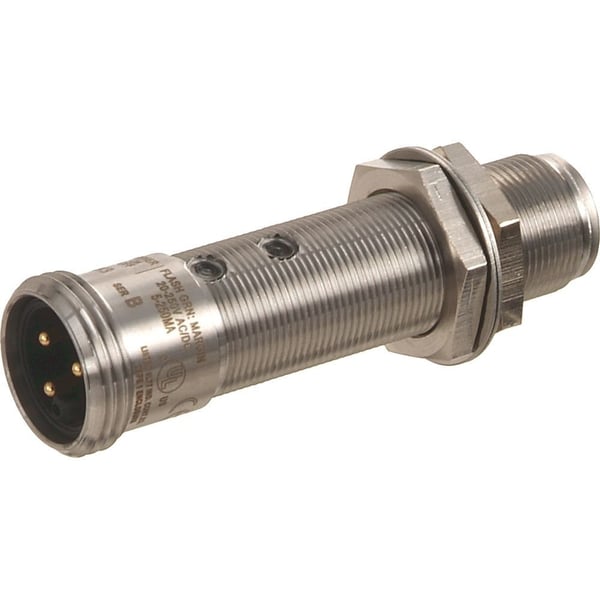 Allen-Bradley 871TM-B15C30-N3 Inductive Sensor, Metal Face, 30 mm Barrel Diameter, AC/DC, 15 mm Sensing Distance, AC Normally Closed, AC Mini Quick Disconnect