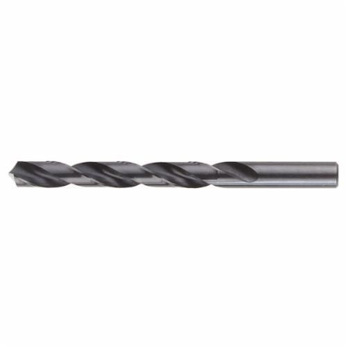 Klein® 53105 Standard Jobber Length Drill Bit, 9/64 in Drill - Fraction, 0.1406 in Drill - Decimal Inch, 118 deg Point, High Speed Steel, Black Oxide