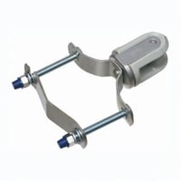 610Arlington 610 Wire Holder With Steel Clip, 1-1/4 to 3 in Pipe, Porcelain/Steel