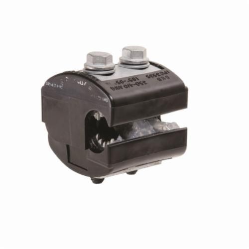BIPC350350BURNDY® INSULTAP™ BIPC350350 Insulation Piercing Connector, 4/0 AWG to 350 kcmil Aluminum/Copper Conductor, 3/8 in Bolt, Aluminum