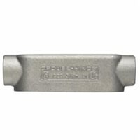 Crouse-Hinds Condulet® C59 Type-C Conduit Outlet Body, 1-1/2 in Hub, Mark 9 Form, Copper-Free Aluminum, Natural