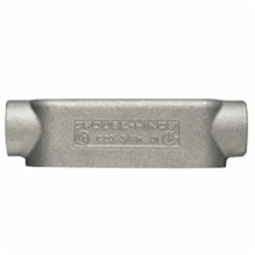 Crouse-Hinds Condulet® C59 Type-C Conduit Outlet Body, 1-1/2 in Hub, Mark 9 Form, Copper-Free Aluminum, Natural