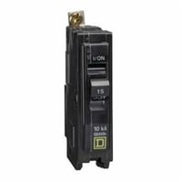 Square D™ QOU220 Miniature Circuit Breaker, 240 VAC/48 VDC, 20 A, 10 kA, 2 Poles, Thermal Magnetic Trip