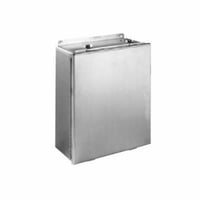 BN4060604CHSSWiegmann® BN4060604CHSS Enclosure, 6 in W x 4 in D x 6 in H, NEMA 4/4X/12/13, 304 Stainless Steel