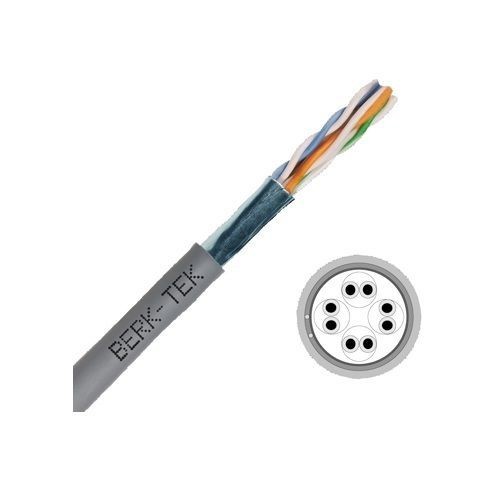 BT10032207Berk-Tek, CAT5E Cable, 24 AWG, Copper, 4 Pairs, Gray, Polyvinyl Chloride, UTP, Plenum