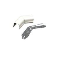 Wiremold® V712 Flat Raceway Elbow, 45 deg Bend, Steel
