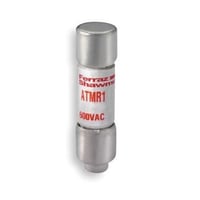 Mersen Amp-Trap® ATMR3 Current Limiting Low Voltage Fast Acting Fuse, 3 A, 600 VAC/VDC, 200/100 kA, Class CC, Cylindrical Body
