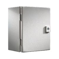 Rittal 8018104 JB Series 1-Door Junction Box, 7.9 in W x 5.9 in D, Hinged Cover, NEMA 4 NEMA Rating, Carbon Steel