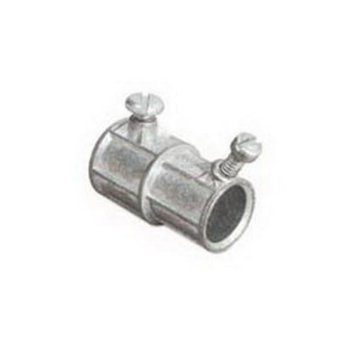 Steel City® TX-222 Combination Coupling, 3/4 in, For Use With Flexible Metal to EMT Conduits, Die Cast Zinc