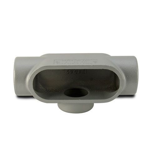 Appleton® UNILETS™ T87 Type T Conduit Outlet Body, 3 in Hub, Form 7 Form, 133 cu-in Capacity, Grayloy Iron, Triple Coated