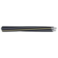 URD1/0RNURD Cable, Stranded, 1/0 AWG, 3 Conductors, Aluminum, Black, 600 Volts, Code Name: Brenau