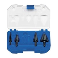Lenox® Vari-Bit® 30929VB30929 Compact Step Drill Bit Set, 1/8 in Min Drill Bit, 1-3/8 in Max Drill Bit, 4 Pieces, HSS, Steam Oxide