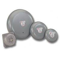 Federal Signal Vibratone® 600-012-1 600 Vibrating Bell Mechanism, 12 VDC, 0.8 A, 108 to 112/98 to 102 dB Sound, Indoor/Outdoor, Surface Mount, ARRA Compliant|BAA Compliant|cUL Listed|FM Approved|CSA Certified, 4 in Gong
