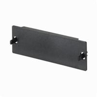 FAPBPanduit® Opticom® FAPB Modular Fiber Panel Blank Adapter, DIN Rail Mount, Black
