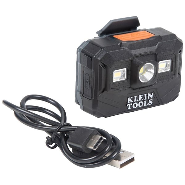 56062Klein® 56062 Rechargeable Headlamp and Worklight, LED Bulb, ABS Housing, 300 Lumens Lumens