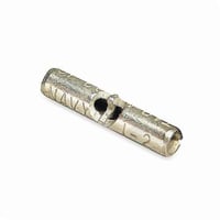 2G21Sta-Kon® EE2 Non-Insulated Butt Splice Connector, 6 to 5 AWG Conductor, 1.12 in L, Copper, Metallic