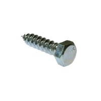 Metallics JBLS38 Lag Bolt, 1/4 in, 1-1/4 in L, AISI 1006 to 1022 Grade, Steel, Zinc Chromate