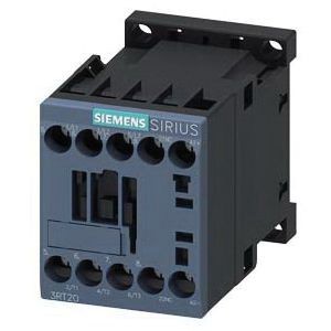 3RT2015-1BB42SIRIUS 3RT2015-1BB42 Standard Contactor, 24 VDC V Coil, 6 A, 1NC Contact, 3 Poles