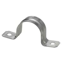 497 2Crouse-Hinds 497 2 2-Hole Thin Wall Conduit Strap, 3/4 in, For Use With EMT Conduit, Steel, Hot Dipped Galvanized