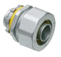LT50Arlington LT150 Straight Liquid Tight Conduit Connector, 1-1/2 in Trade, Die Cast Zinc