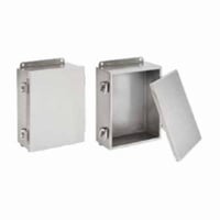 A12106NFSSnVent HOFFMAN A51S Junction Box, 6 in L x 4 in W x 4 in D, NEMA 4X, 16 ga 304 Stainless Steel