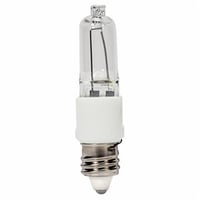 S4488SATCO® S4488 Dimmable Halogen Lamp, 60 W, E11 Miniature Candelabra Lamp Base, T3 Shape, 120 VAC