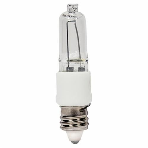 S4488SATCO® S4488 Dimmable Halogen Lamp, 60 W, E11 Miniature Candelabra Lamp Base, T3 Shape, 120 VAC