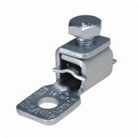 KPA4CTPBURNDY® SCRULUG™ KPA4CTP KPA-TP 1-Piece Cable Terminal Lug, 14 to 4 AWG Copper Conductor, 1/4 in Stud, 1 Bolt Holes, Copper Alloy