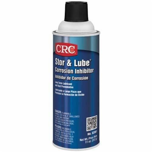 02061CRC® 02061 Stor® & Lube® Flammable Corrosion Inhibitor, 16 oz Aerosol Can, Liquid, Tan Creamy, 0.853