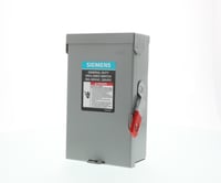 Siemens GNF321LA A Series Type VBII Non-Fused Low Voltage General Duty Safety Switch, 240 VAC, 250 VDC, 30 A, 3 hp, 5 hp, 7-1/2 hp, 3 Poles