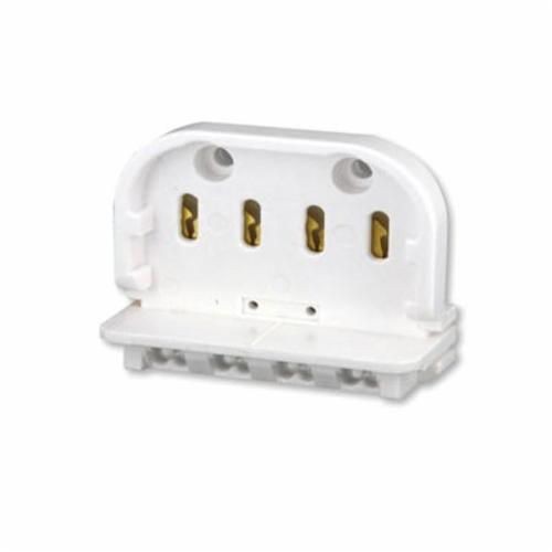 13452Leviton® 13452 Twin Tube Lampholder, 660 W Lamp, 600 VAC, 4-Pin 2G11 Fluorescent Lamp