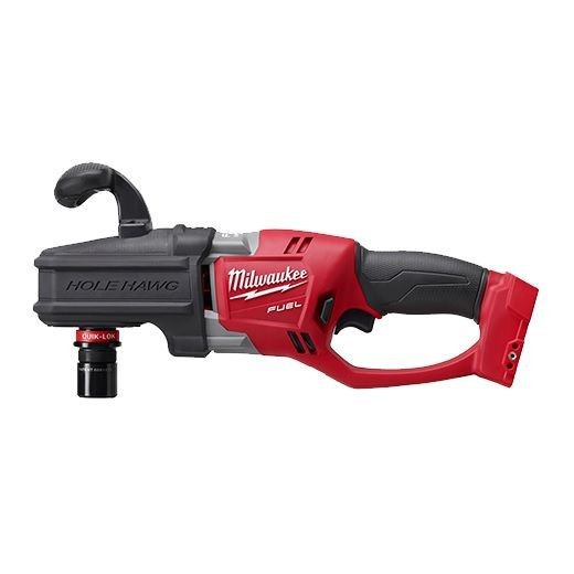Milwaukee® M18™ FUEL™ 2708-20 Cordless Right Angle Drill, 1/2 in QUIK-LOK™ Chuck, 18 VDC, 650 ft-lb Torque, 0 to 1200 rpm No-Load, 17 in OAL, Lithium-Ion Battery
