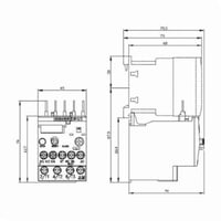 3RU21160KB0Siemens SIRIUS 3RU21161KB0 Thermal Overload Relay, 1NC-1NO Contact
