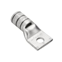 YAV4CL5BURNDY® HYLUG™ YAV4CL5 YAV-L 1-Hole Heavy Duty Uninsulated Compression Lug With Inspection Hole, 4 AWG Stranded Copper Conductor, Die Code: 40, 1/2 in Stud, Electro-Tin Plated Copper