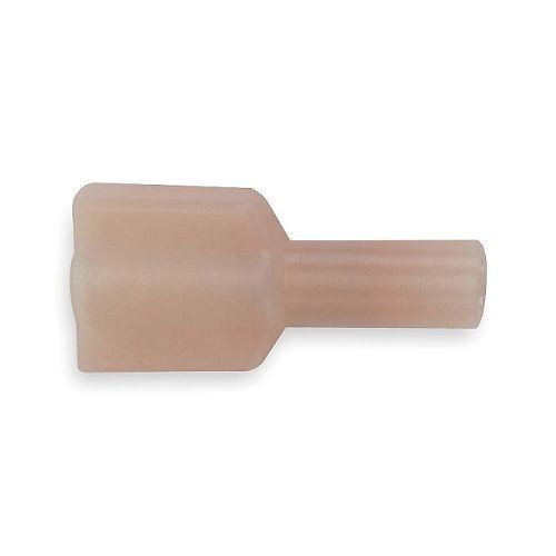 051128-600263M™ Highland™ 051128-60026 Insulated Male Disconnect, 22 to 18 AWG Conductor, 1/4 in Tab, Butted Seam Barrel, Copper, Red