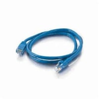 570-110-003Quiktron® 570-110-005 Value Snagless Booted Patch Cord, Cat 5, 24 AWG Stranded Copper Conductor, 5 ft L Cord, Blue