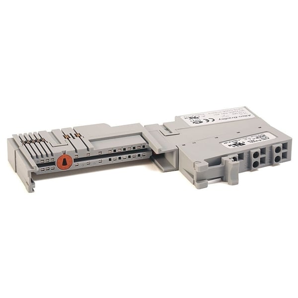 1734-TBCJCAllen-Bradley 1734-TBCJC Terminal Base, POINT I/O, Two Piece, 4 Screw-Clamp Terminals, Cold Junction Compensation, Open Style, DIN Mounted