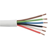 GEN3206-11-12Genesis, Low Voltage Cable, 22 AWG, Copper, 6 Conductors, Polyvinyl Chloride, PVC, Natural, Shielded, Plenum