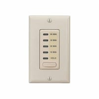 EI210Intermatic® EI210 EI200 Auto Shut-Off In-Wall Electronic Countdown Timer, 10/20/30/60 min Setting, 120 VAC, 1/2 hp, 1NO/SPST Contact, 1 Poles