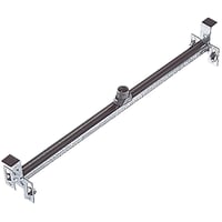 Data-Spec SheetSteel City® 6010DW-25 Adjustable Bar Hanger With Stud, 10-1/2 to 18-1/2 in L, Steel, Silver