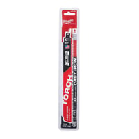 48-00-5562Milwaukee® SAWZALL® TORCH™ 48-00-5562 Saw Blade, 9 in L x 1 in W, 7 TPI, Cast Iron Body, Universal Tang