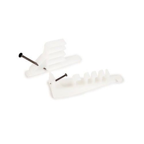 054007-499183M™ 054007-49918 Furring Strip Cable Stacker, Polypropylene, White
