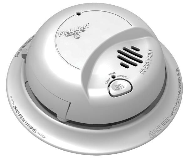 BRK® 9120B Smoke Alarm, Ionization Sensor, 120 VAC, 85 dB